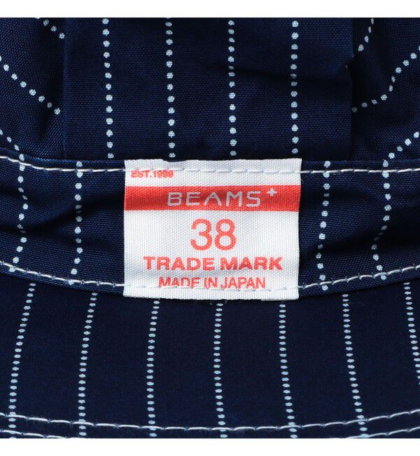 BEAMS PLUS「Work cap Indigo 3P Oxford Discharge Print Degreasing Wash」|その他|