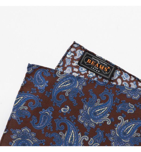 BEAMS PLUS「Pocket Chief Silk 4Face」|バンダナ・スカーフ|