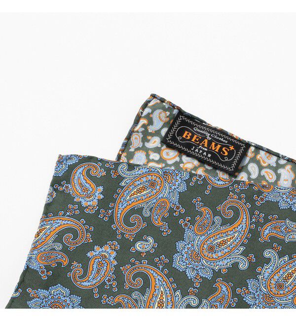 BEAMS PLUS「Pocket Chief Silk 4Face」|バンダナ・スカーフ|