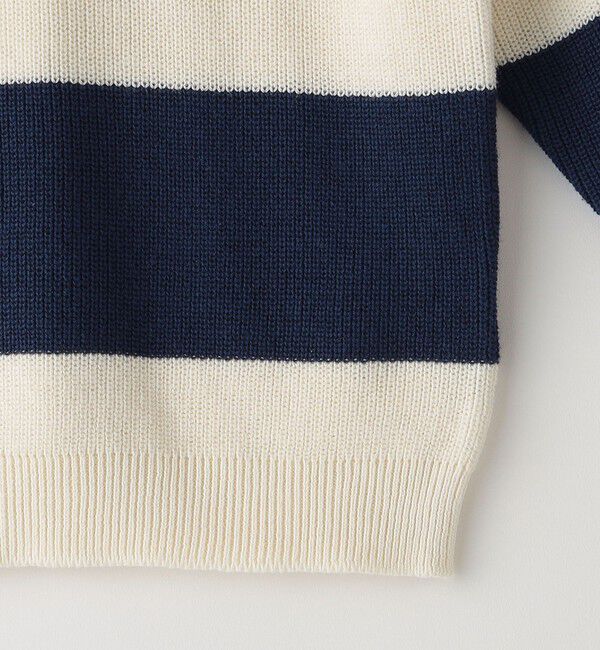 SHIPS KIDS「SHIPS KIDS:100～130cm /〈手洗い可能〉畔 ボーダー ニット」|ニット・セーター|