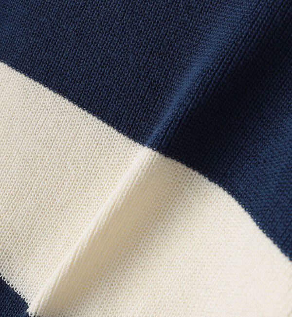SHIPS KIDS「SHIPS KIDS:100～130cm /〈手洗い可能〉畔 ボーダー ニット」|ニット・セーター|