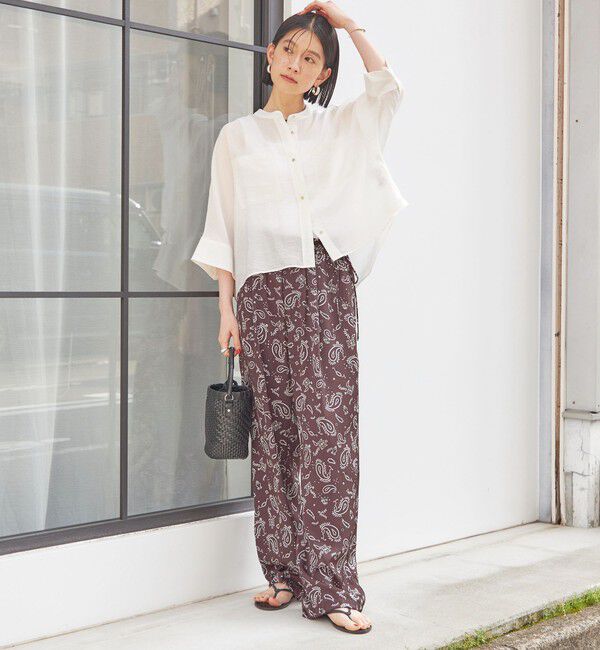 SHIPS for women「【実力派ベーシック】〈手洗い可能〉シルク混 シアー 羽織 シャツ」|シャツ・ブラウス|