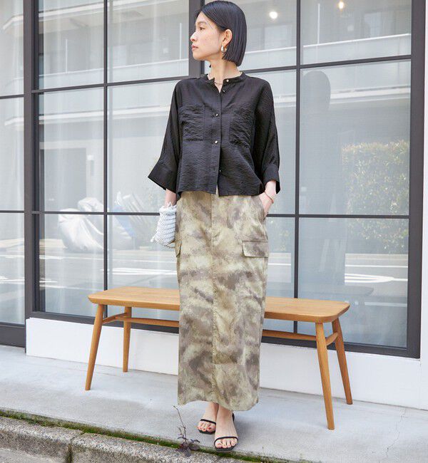 SHIPS for women「【実力派ベーシック】〈手洗い可能〉シルク混 シアー 羽織 シャツ」|シャツ・ブラウス|