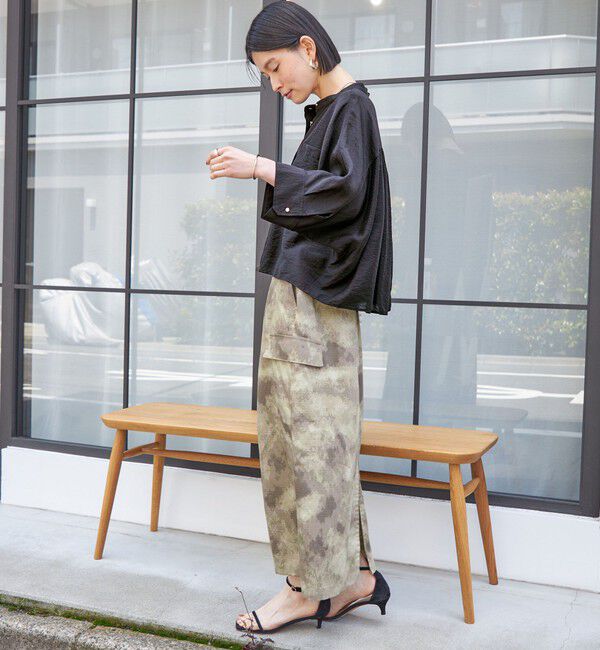 SHIPS for women「【実力派ベーシック】〈手洗い可能〉シルク混 シアー 羽織 シャツ」|シャツ・ブラウス|