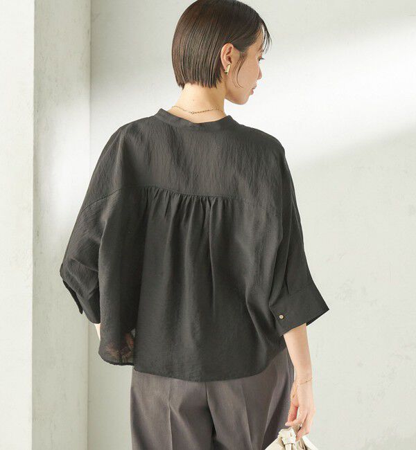 SHIPS for women「【実力派ベーシック】〈手洗い可能〉シルク混 シアー 羽織 シャツ」|シャツ・ブラウス|