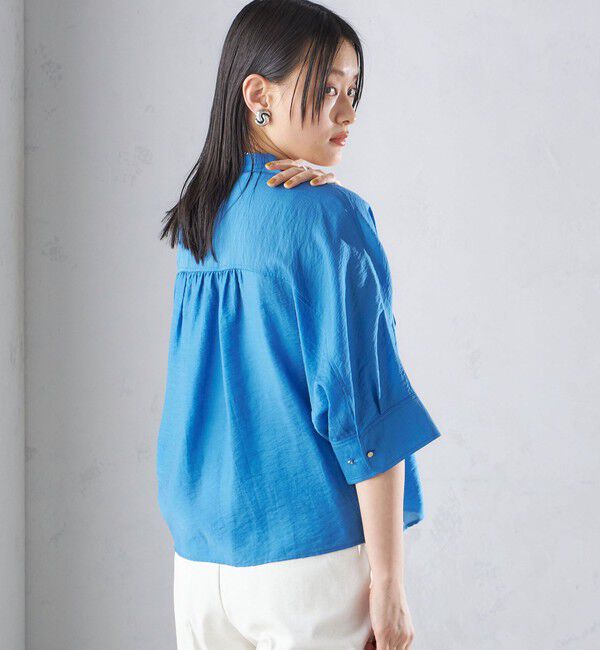 SHIPS for women「【実力派ベーシック】〈手洗い可能〉シルク混 シアー 羽織 シャツ」|シャツ・ブラウス|
