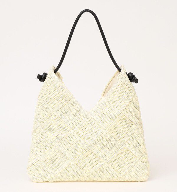 quaranciel「quaranciel: ワンハンドル Vカット メッシュ バッグ（A4対応）」|トートバッグ|