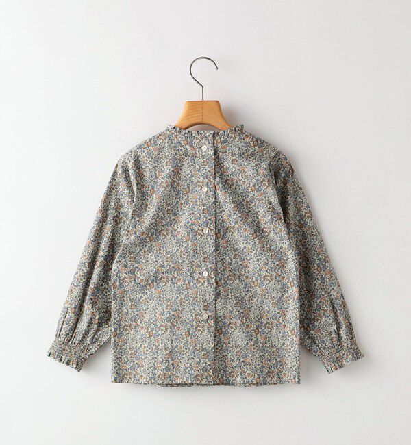 SHIPS KIDS「SHIPS KIDS:80～90cm / リバティ 長袖 ブラウス」|シャツ・ブラウス|