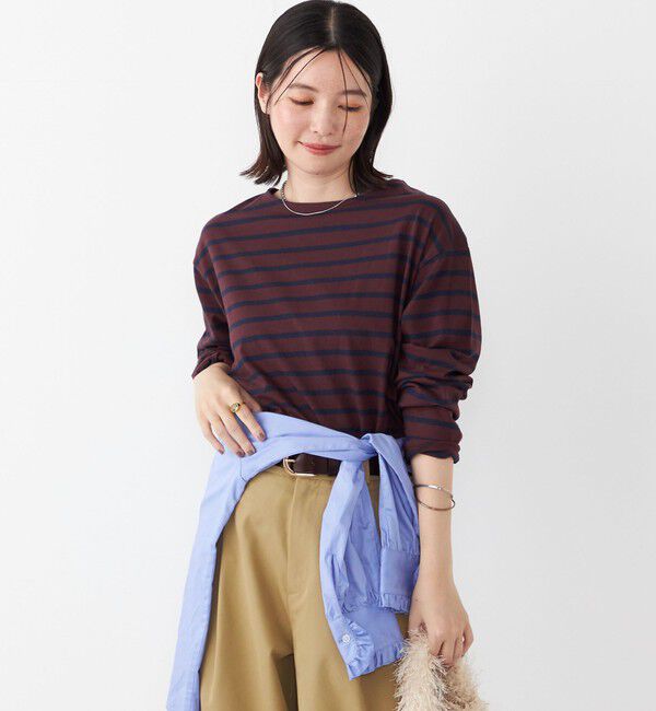 SHIPS Colors 「SHIPS Colors:コットン レイヤード TEE 3（ロンT）◇」|Tシャツ・カットソー|