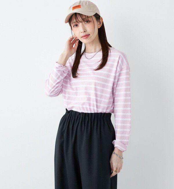SHIPS Colors 「SHIPS Colors:コットン レイヤード TEE 3（ロンT）◇」|Tシャツ・カットソー|