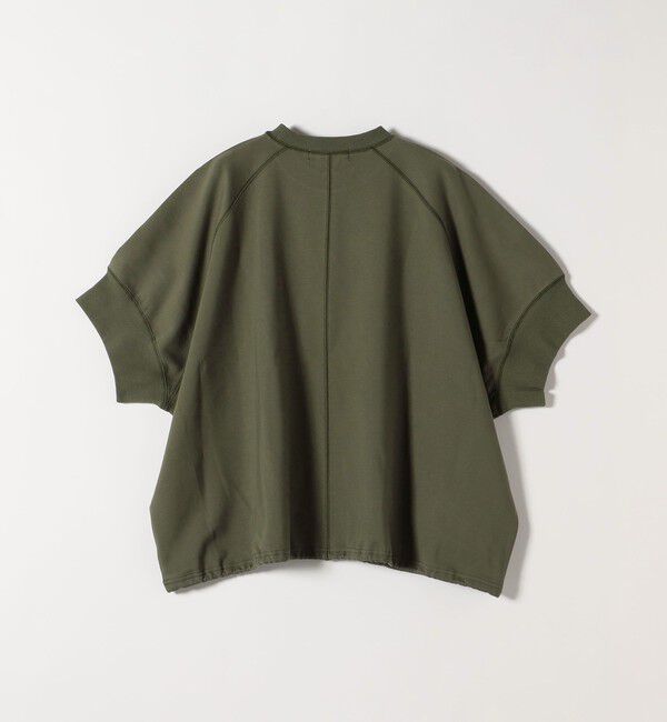 quaranciel「《一部追加予約》quaranciel:〈洗濯機可能〉ライト ポンチ ハーフスリーブ ドロスト ルーズ TEE」|Tシャツ・カットソー|