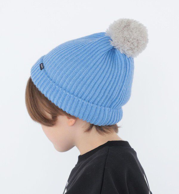 SHIPS KIDS「SHIPS KIDS:ポンポン ニット ワッチ」|ニット帽|