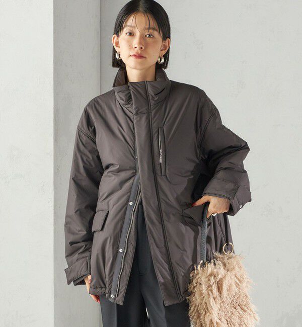 SHIPS for women「〈手洗い可能〉IMBOTEX 中綿 ミディ ジャケット」|その他|