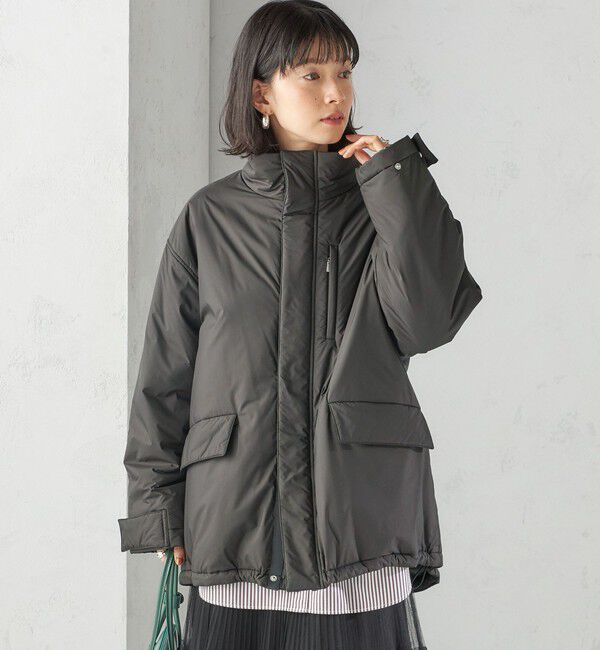 SHIPS for women「〈手洗い可能〉IMBOTEX 中綿 ミディ ジャケット」|その他|