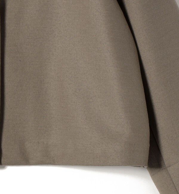 SHIPS for women「SHIPS Primary Navy Label:ウール ジャージー ノーカラー ジャケット」|ノーカラージャケット|
