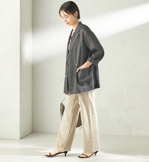 SHIPS for women「〈手洗い可能〉ラミー 4 ジャケット 26SS」|テーラードジャケット|