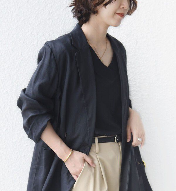 SHIPS for women「〈手洗い可能〉ラミー 4 ジャケット 26SS」|テーラードジャケット|