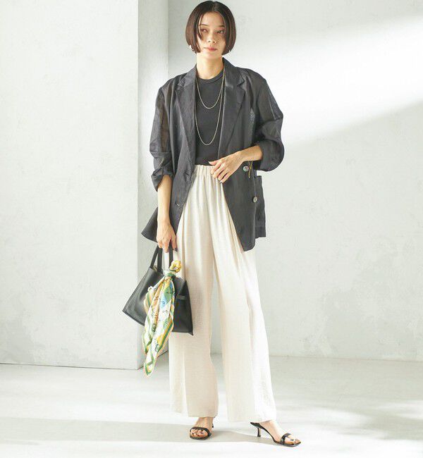 SHIPS for women「〈手洗い可能〉ラミー 4 ジャケット 26SS」|テーラードジャケット|