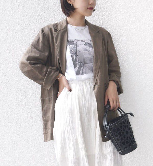 SHIPS for women「〈手洗い可能〉ラミー 4 ジャケット 26SS」|テーラードジャケット|