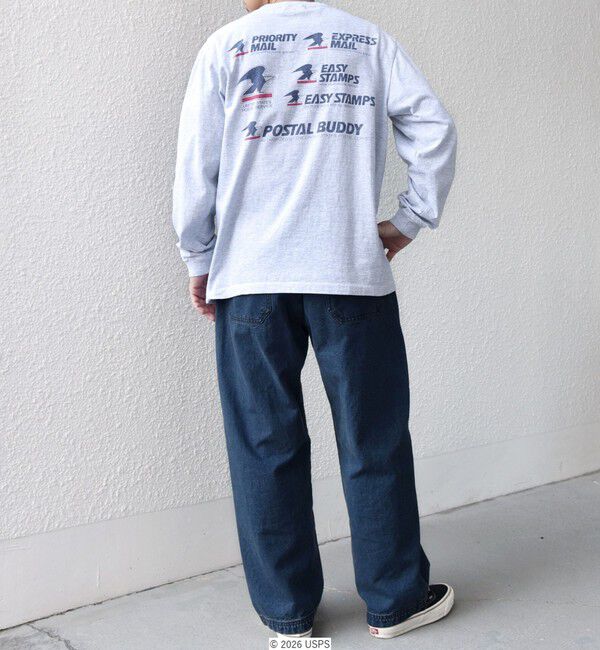 SHIPS any「GOOD ROCK SPEED: USPS グラフィック プリント Tシャツ(ロンT)◇」|Tシャツ・カットソー|