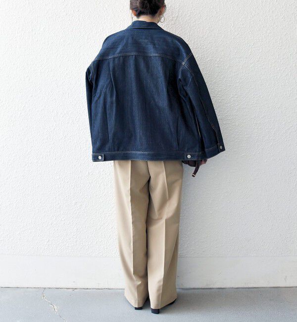 SHIPS any「SHIPS any:〈手洗い可能〉2タック ワイド パンツ」|スラックス|