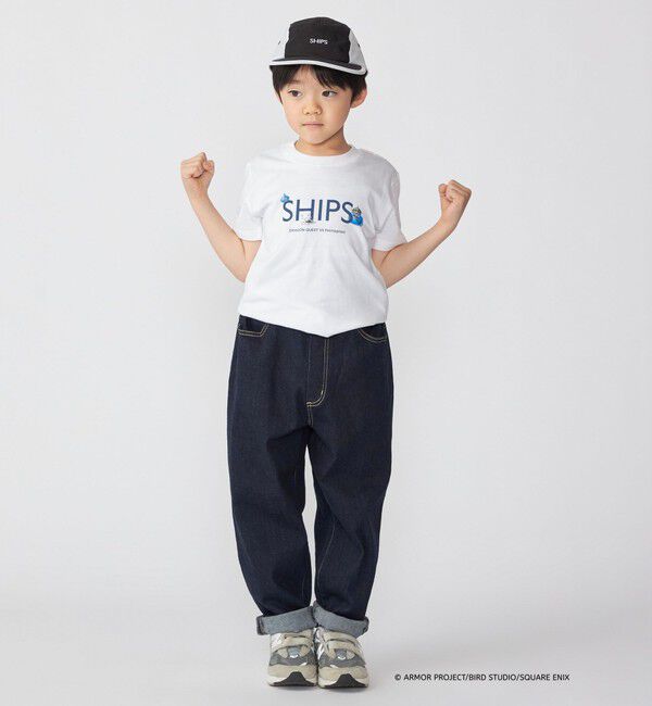 SHIPS KIDS「DQVIIR &times; SHIPS:100～140cm モンスターコラボ ロゴ Tシャツ〈KIDS〉」|Tシャツ・カットソー|