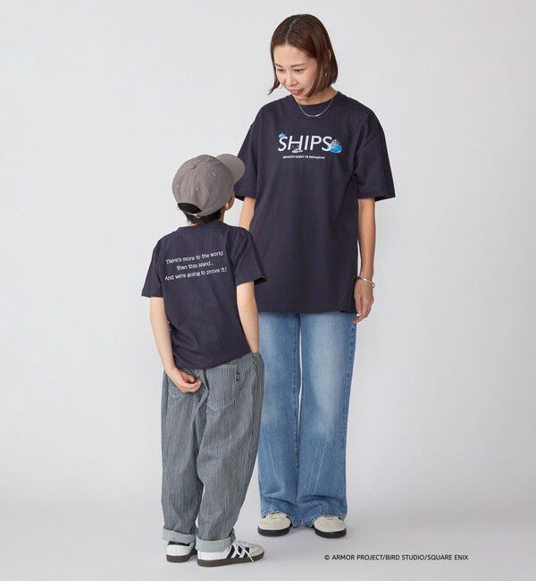 SHIPS KIDS「DQVIIR &times; SHIPS:100～140cm モンスターコラボ ロゴ Tシャツ〈KIDS〉」|Tシャツ・カットソー|
