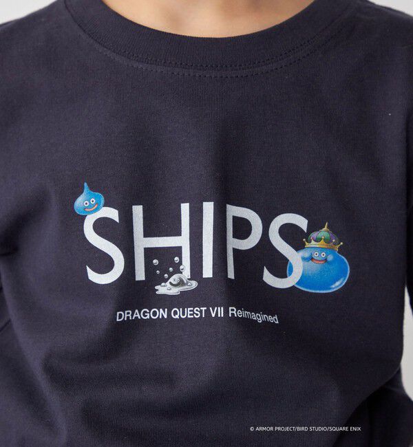 SHIPS KIDS「DQVIIR &times; SHIPS:100～140cm モンスターコラボ ロゴ Tシャツ〈KIDS〉」|Tシャツ・カットソー|