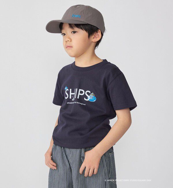SHIPS KIDS「DQVIIR &times; SHIPS:100～140cm モンスターコラボ ロゴ Tシャツ〈KIDS〉」|Tシャツ・カットソー|