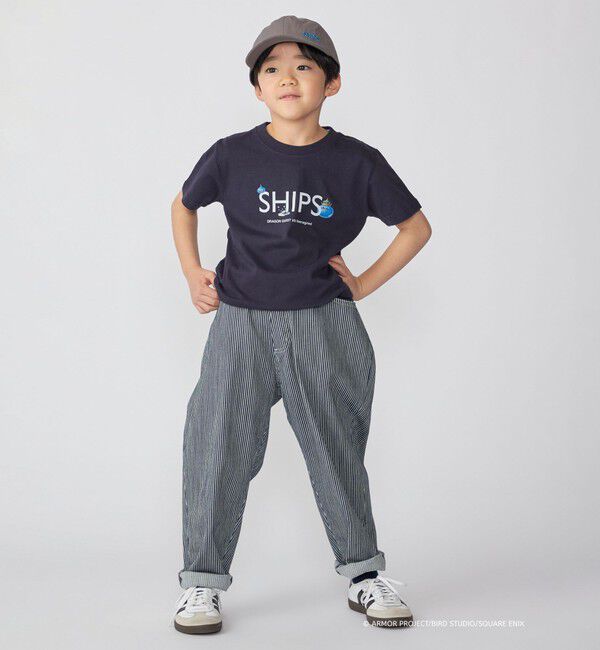 SHIPS KIDS「DQVIIR &times; SHIPS:100～140cm モンスターコラボ ロゴ Tシャツ〈KIDS〉」|Tシャツ・カットソー|
