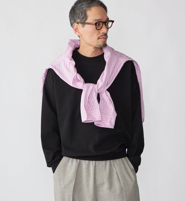 SHIPS「SHIPS: 〈MADE IN JAPAN〉スビンギザ コットン ロングスリーブ Tシャツ」|Tシャツ・カットソー|
