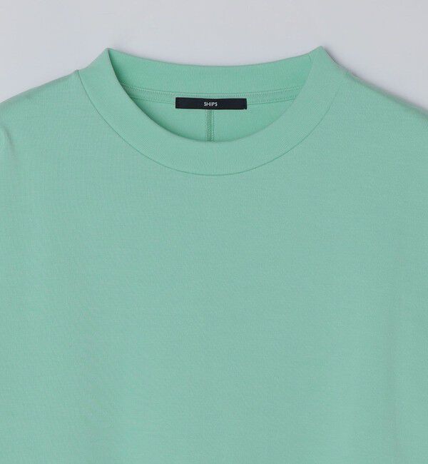 SHIPS「SHIPS: 〈MADE IN JAPAN〉スビンギザ コットン ロングスリーブ Tシャツ」|Tシャツ・カットソー|