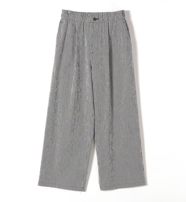 SHIPS for women「〈手洗い可能〉ACAR バンピー チェック タック パンツ」|その他|