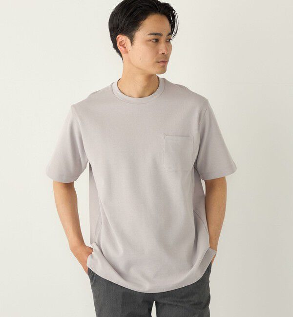 SHIPS Colors 「SHIPS Colors:〈吸水速乾・遮熱・UVカット〉AVANT(R) 3D サーフニット T◇」|Tシャツ・カットソー|ベージュ