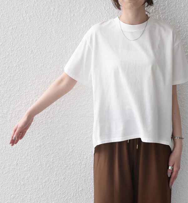 SHIPS Colors 「SHIPS Colors:〈手洗い可能〉バックティアード デザイン カットソー」|Tシャツ・カットソー|