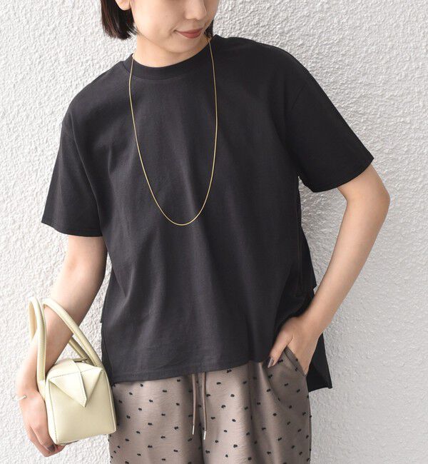 SHIPS Colors 「SHIPS Colors:〈手洗い可能〉バックティアード デザイン カットソー」|Tシャツ・カットソー|