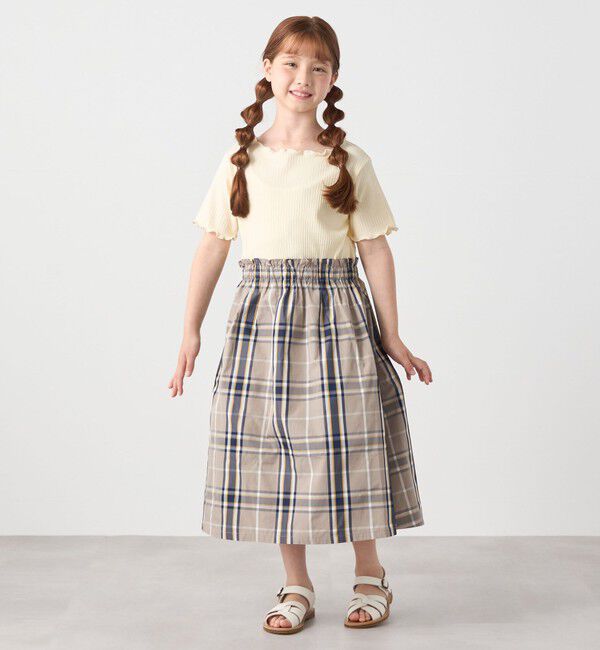 SHIPS any「SHIPS any: チェック柄 ドッキング ワンピース<KIDS>」|ワンピース|