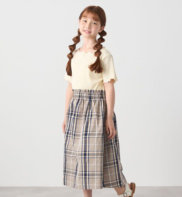 SHIPS any「SHIPS any: チェック柄 ドッキング ワンピース<KIDS>」|ワンピース|