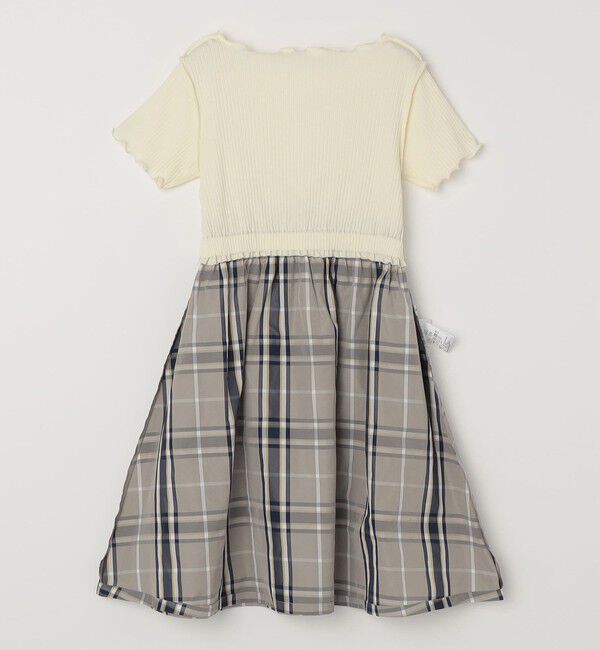 SHIPS any「SHIPS any: チェック柄 ドッキング ワンピース<KIDS>」|ワンピース|