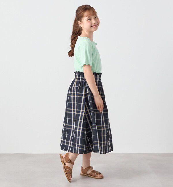 SHIPS any「SHIPS any: チェック柄 ドッキング ワンピース<KIDS>」|ワンピース|