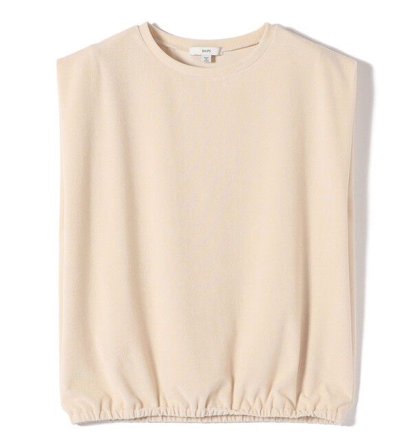 SHIPS for women「【実力派ベーシック】〈接触冷感/UVカット〉マイクロ パイル フレンチスリーブ プルオーバー」|Tシャツ・カットソー|