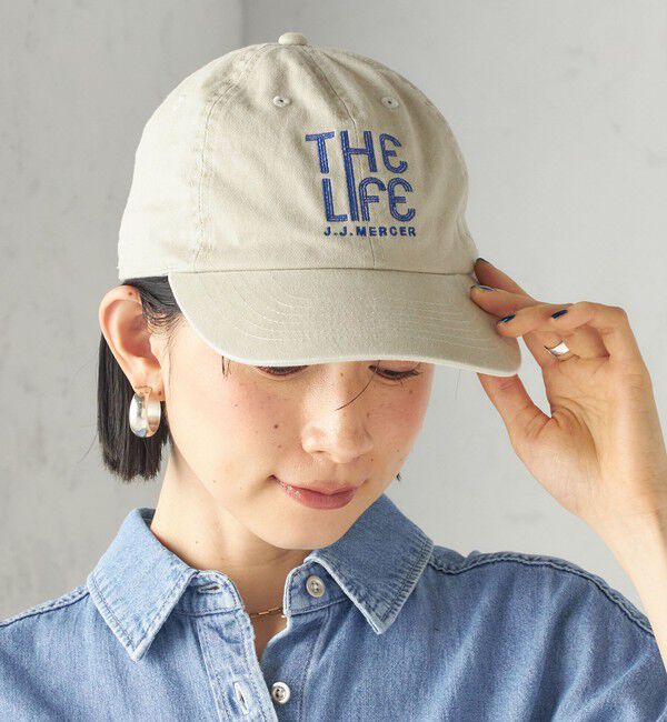 SHIPS for women「〈洗濯機可能〉J.J.MERCER: 刺繍 ロゴ キャップ」|キャップ・キャスケット|