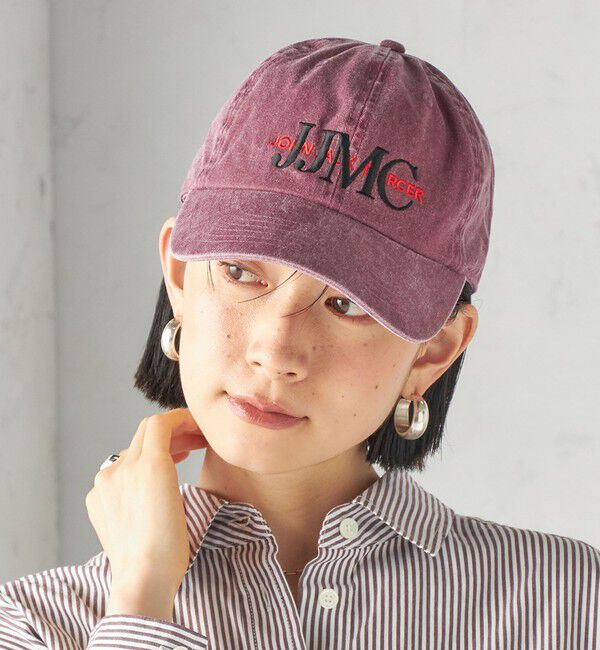 SHIPS for women「〈洗濯機可能〉J.J.MERCER: 刺繍 ロゴ キャップ」|キャップ・キャスケット|
