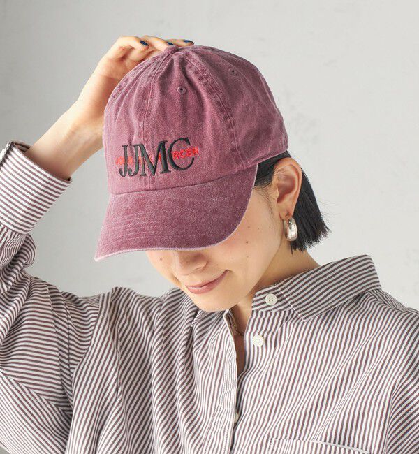SHIPS for women「〈洗濯機可能〉J.J.MERCER: 刺繍 ロゴ キャップ」|キャップ・キャスケット|