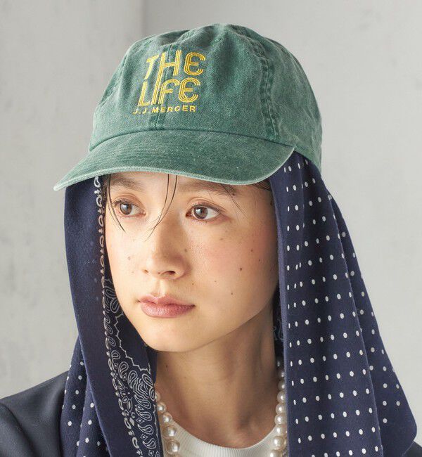SHIPS for women「〈洗濯機可能〉J.J.MERCER: 刺繍 ロゴ キャップ」|キャップ・キャスケット|