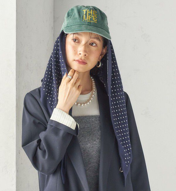 SHIPS for women「〈洗濯機可能〉J.J.MERCER: 刺繍 ロゴ キャップ」|キャップ・キャスケット|