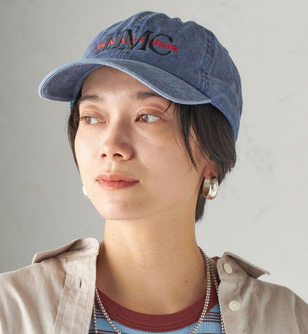 SHIPS for women「〈洗濯機可能〉J.J.MERCER: 刺繍 ロゴ キャップ」|キャップ・キャスケット|