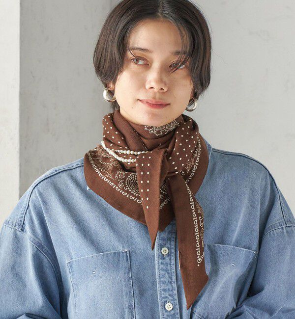 SHIPS for women「《予約》destin: Judy Triangle Bandana」|バンダナ・スカーフ|