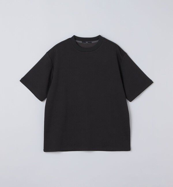 SHIPS「SHIPS: ハウンドトゥース 膨れ ジャカード ショートスリーブ Tシャツ」|Tシャツ・カットソー|