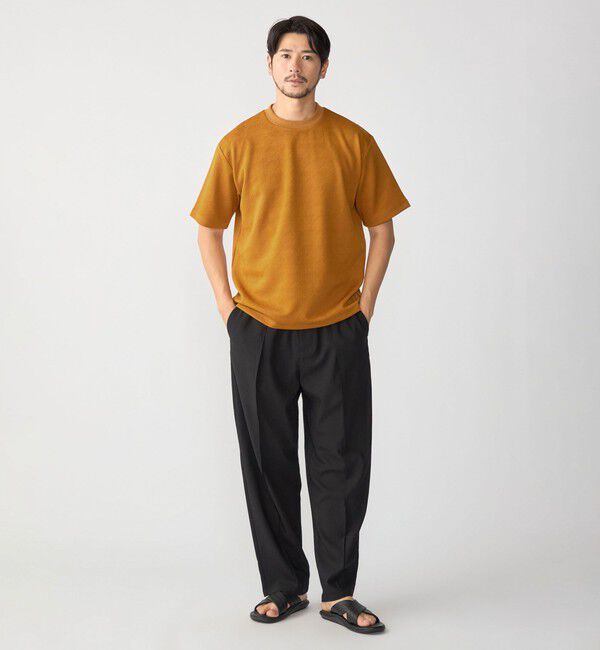 SHIPS「SHIPS: ハウンドトゥース 膨れ ジャカード ショートスリーブ Tシャツ」|Tシャツ・カットソー|